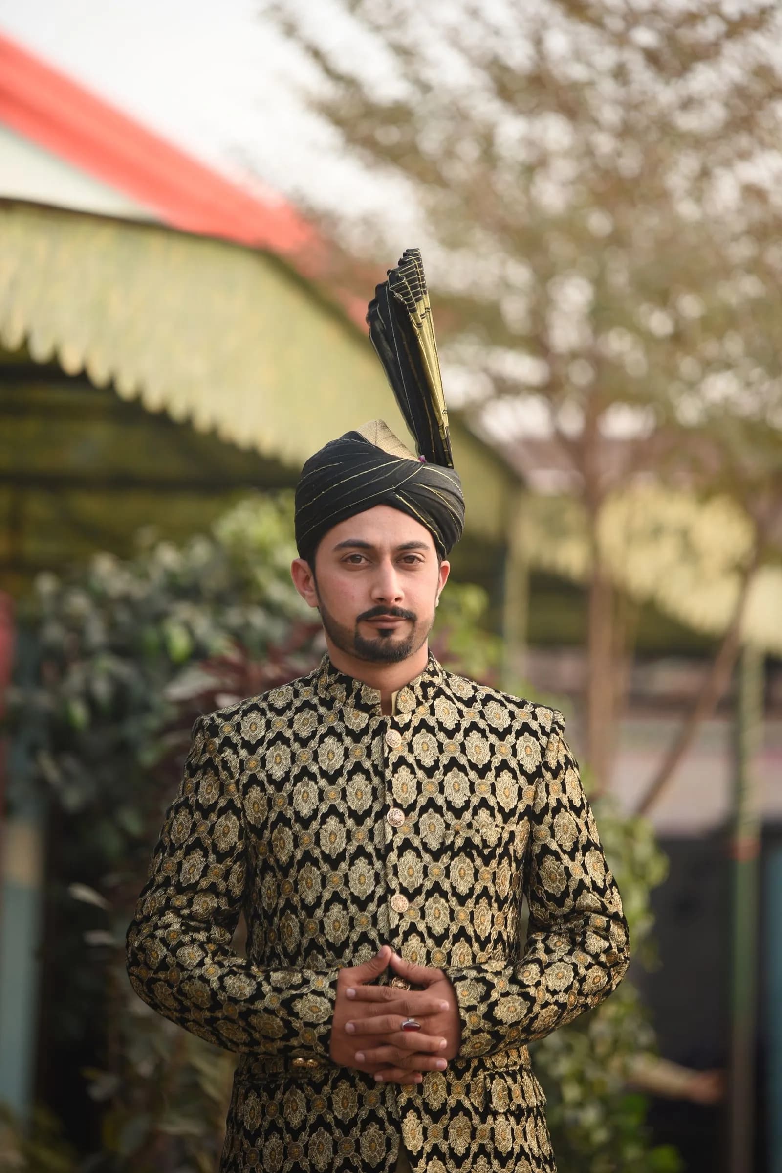 Waiting for the baraat