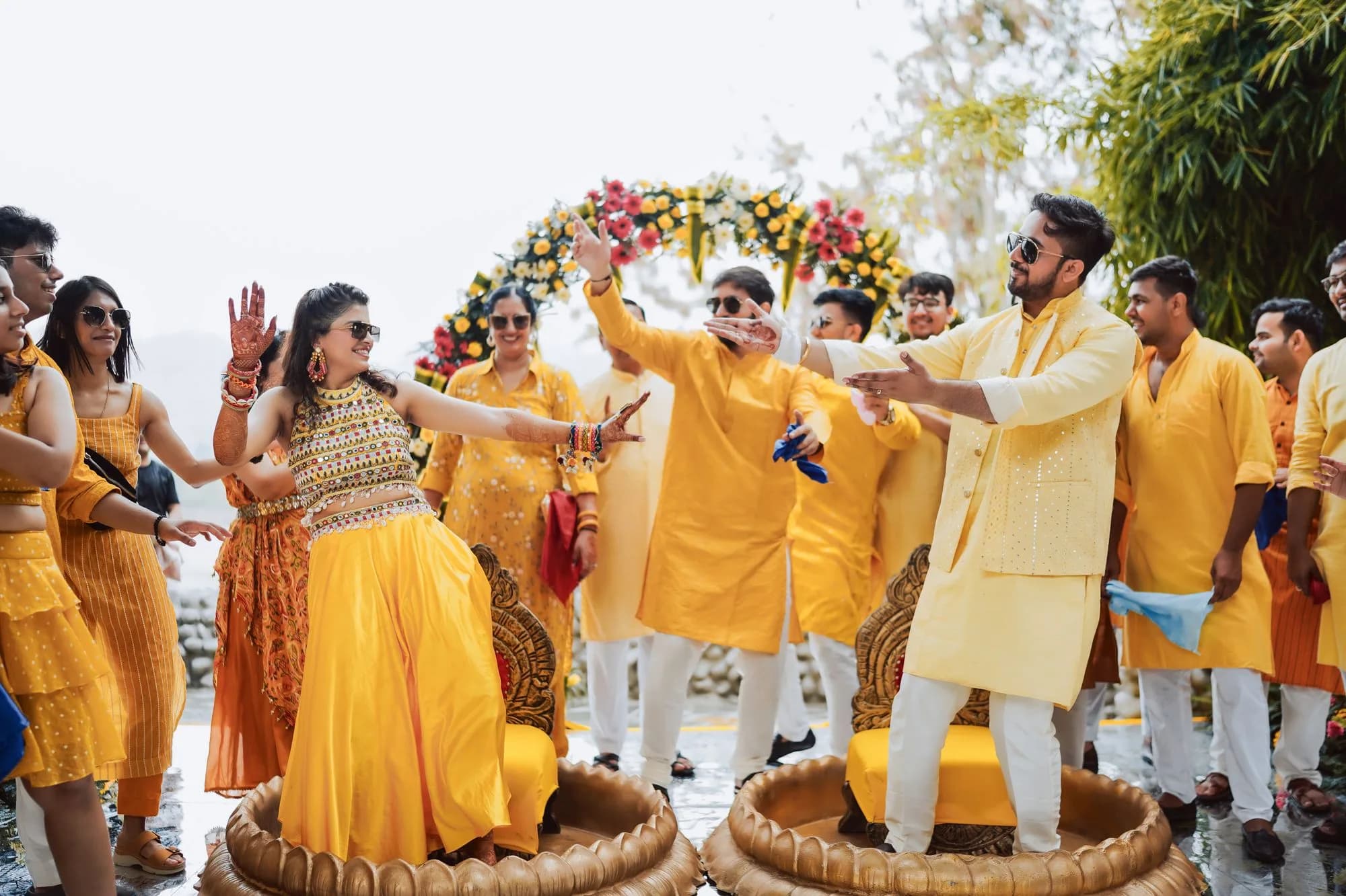 The sangeet floor